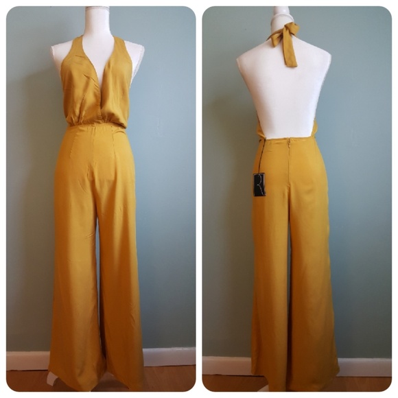 Reformation Pants - REFORMATION Banana Jumper in Mustard